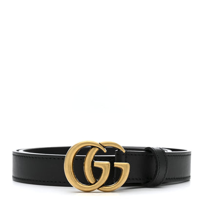 Gucci Calfskin Double G 75 30 Belt Black 1 of 5