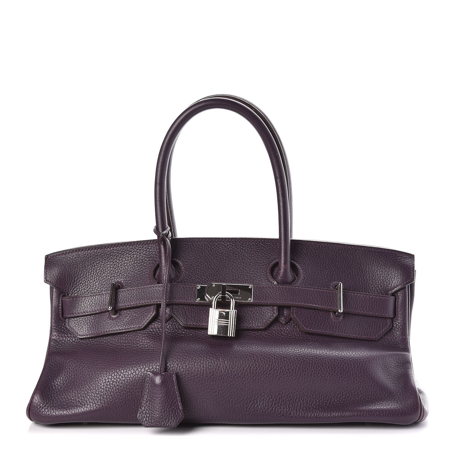 Hermes Taurillon Clemence JPG Birkin 42 Raisin 1 of 56