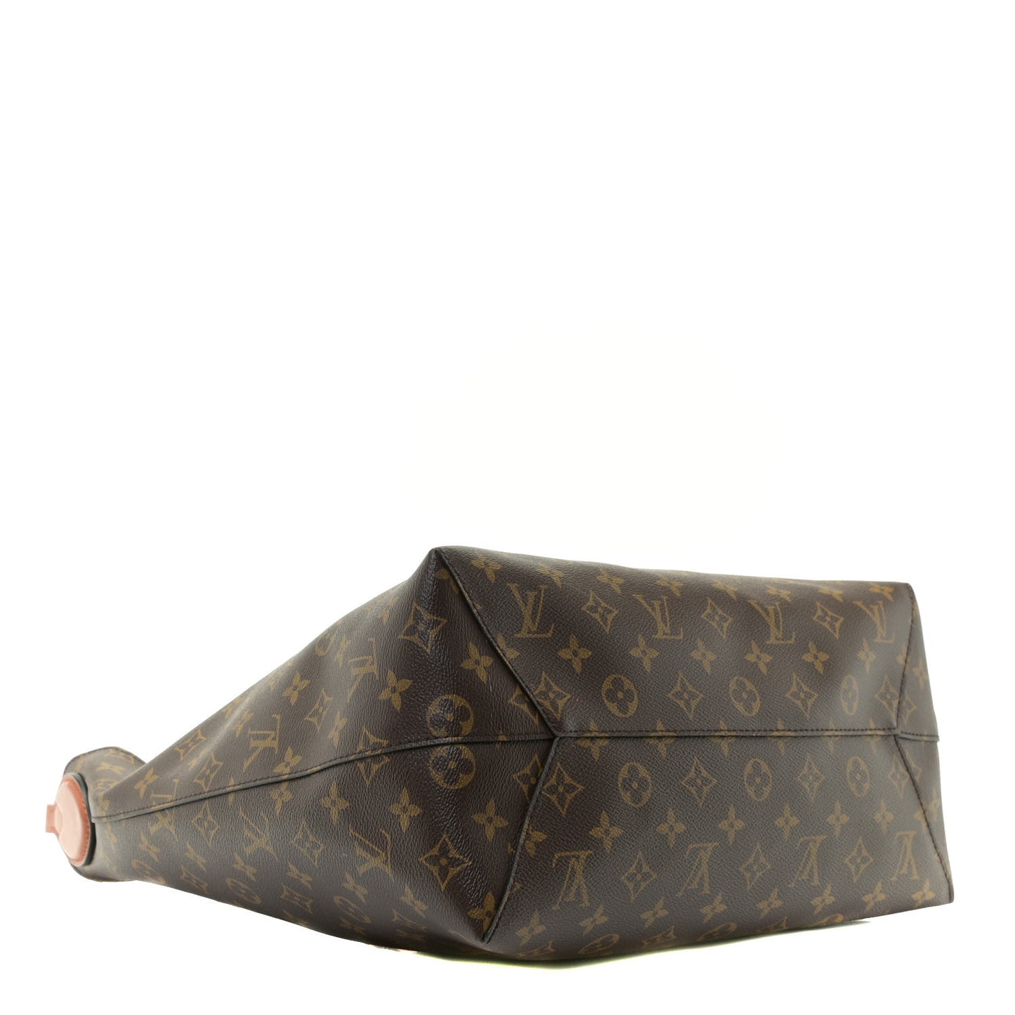 Monogram Flower Hobo Caramel