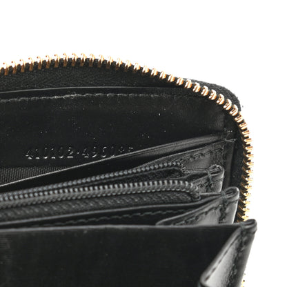 Gucci Guccissima Signature Zip Around Wallet Black 7 of 8