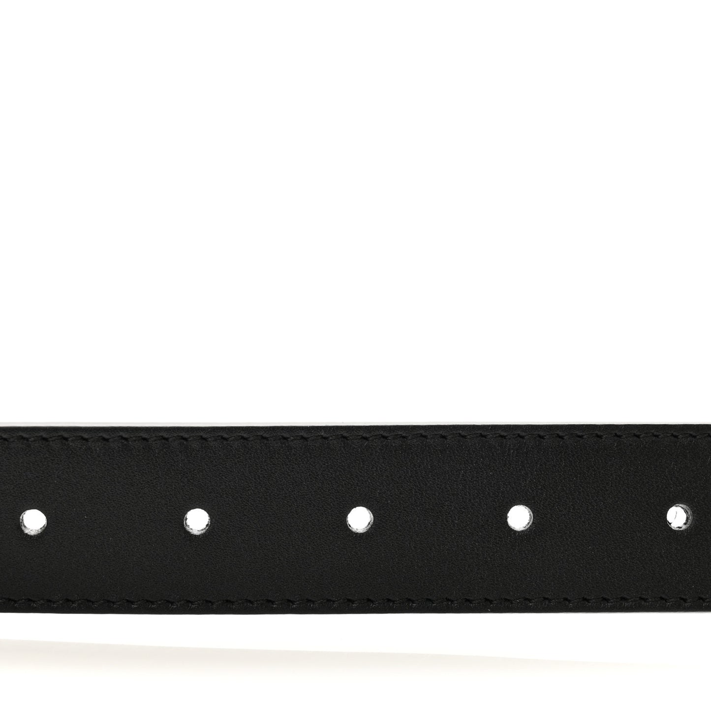 Moon Calfskin Double G 30mm Belt 105 42 Black