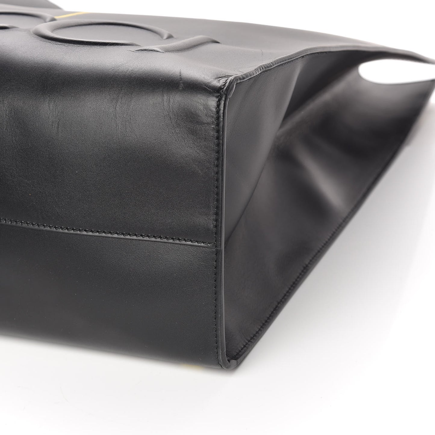 Calfskin GucciGhost Real Large XL Tote Black Yellow
