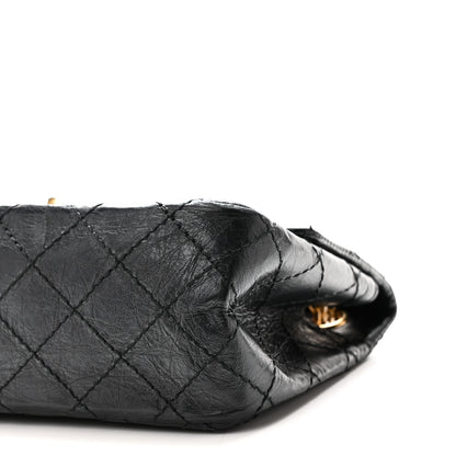 Chanel Aged Calfskin Quilted 2.55 Reissue Mini Flap Black 10 of 10