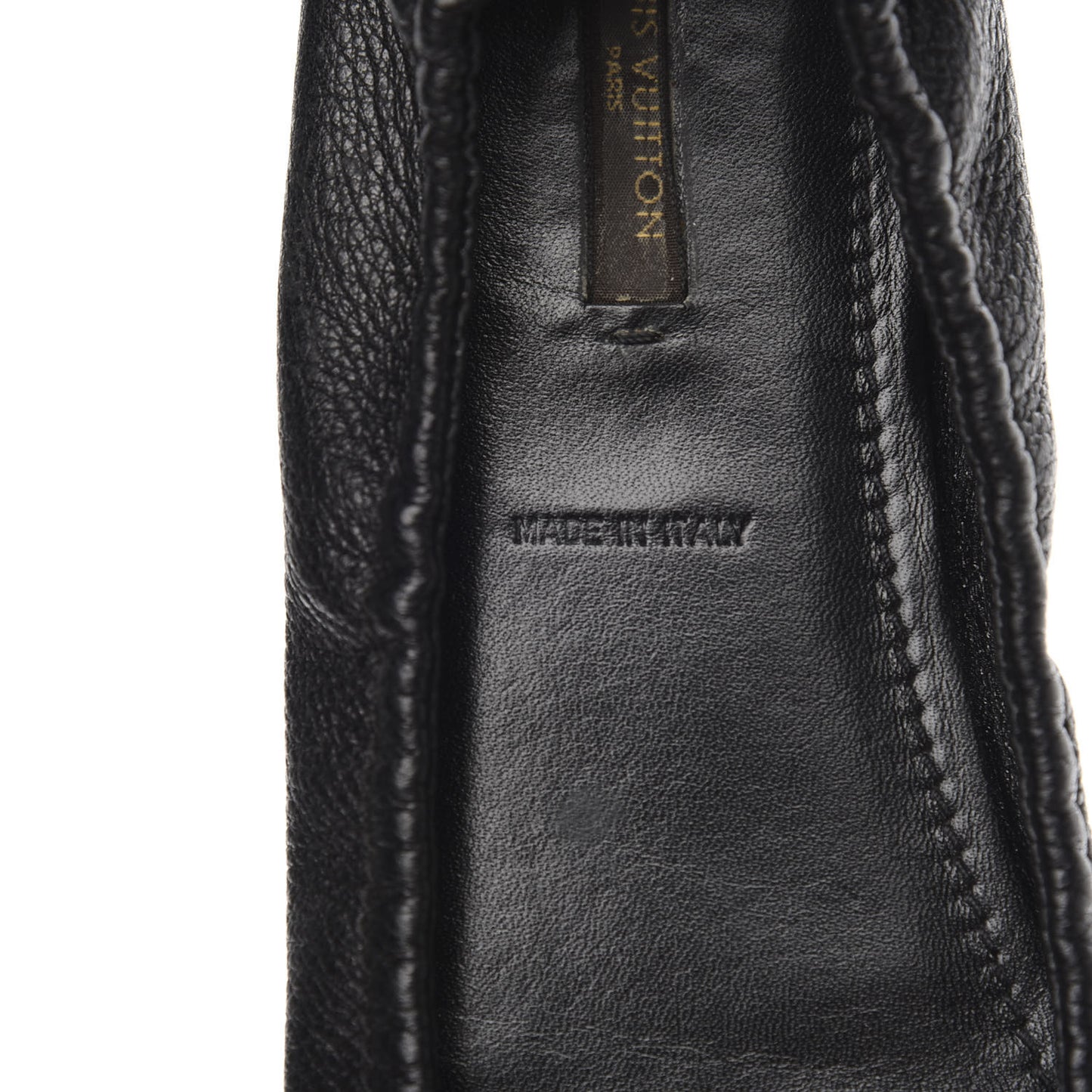 Calfskin Lemon Ballerina Flats 40 Black