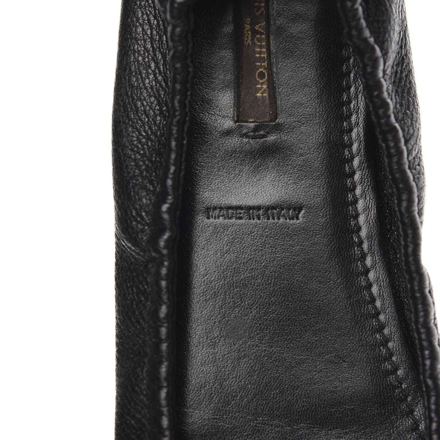 Louis Vuitton Calfskin Lemon Ballerina Flats 40 Black 8 of 9