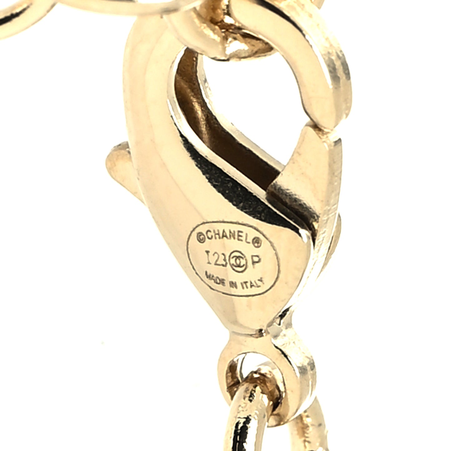 Crystal CC Star Necklace Gold