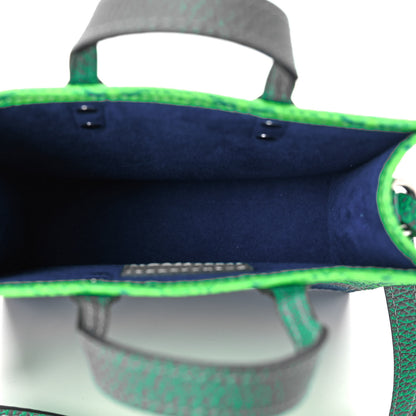 Louis Vuitton Taurillon Illusion Sac Plat XS Bleu Vert 4 of 9