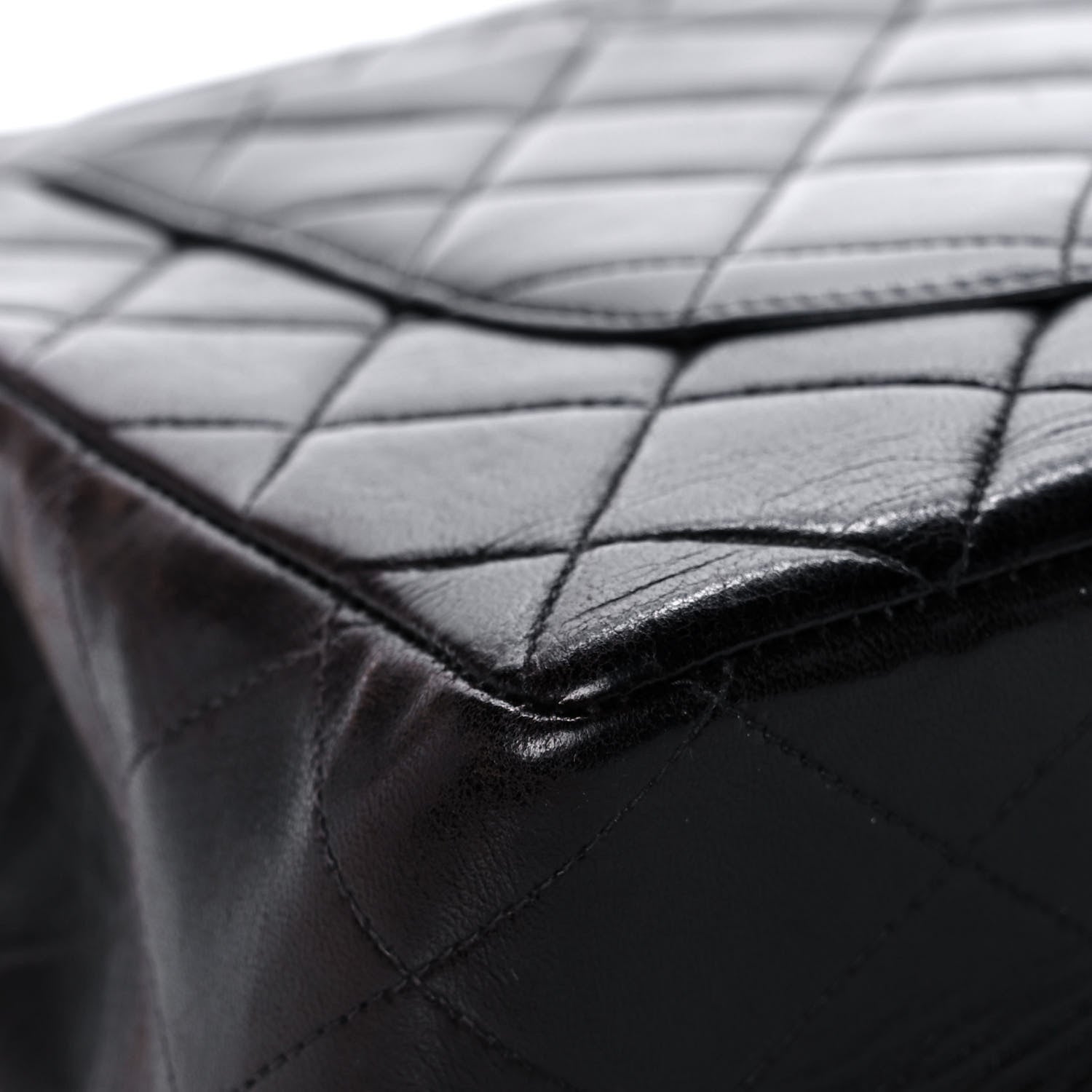 Chanel Lambskin Jumbo Single Flap Dark Brown 12 of 19