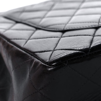 Chanel Lambskin Jumbo Single Flap Dark Brown 12 of 19