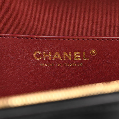 Chanel Lambskin Quilted CC In Love Heart Bag Black 6 of 11