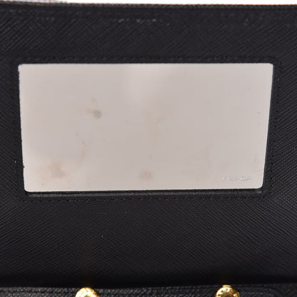 Prada Saffiano Robot Crossbody Wallet Black 8 of 11