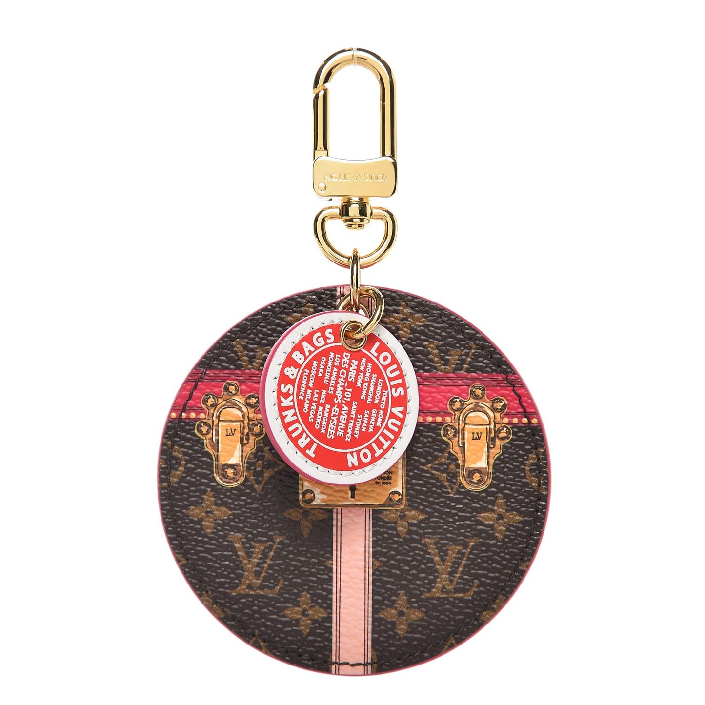 Monogram Summer Trunks Bag Charm Key Holder