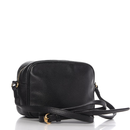 Gucci Pebbled Calfskin Small Soho Disco Bag Black 3 of 9