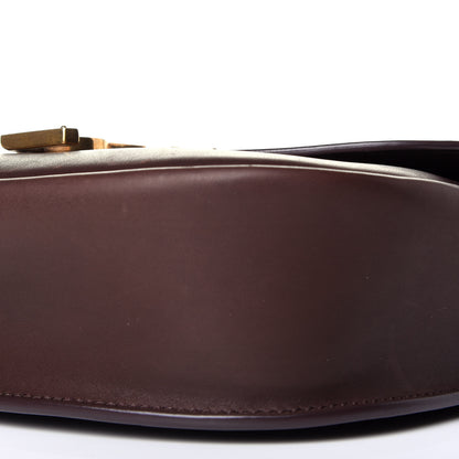 Saint Laurent Vintage Calfskin Monogram Medium Kaia Satchel Brown 9 of 9