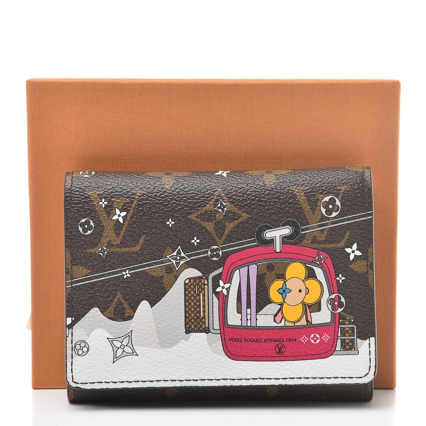 Monogram 2019 Christmas Animation Victorine Wallet Fuchsia