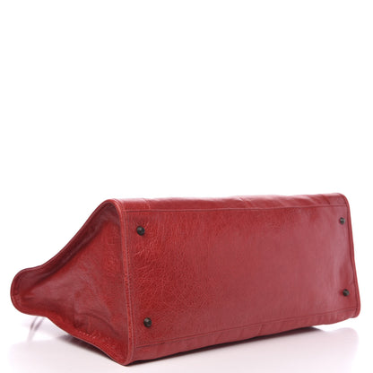 Balenciaga Agneau Classic Hardware Work Rouge Coquelicot 4 of 9