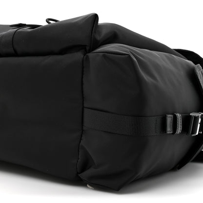 Prada Re-Nylon Calfskin Explore Backpack Black 8 of 9