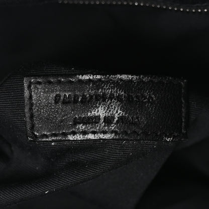 Saint Laurent Crinkled Calfskin Matelasse Monogram Medium Niki Shopper Tote Black 7 of 10