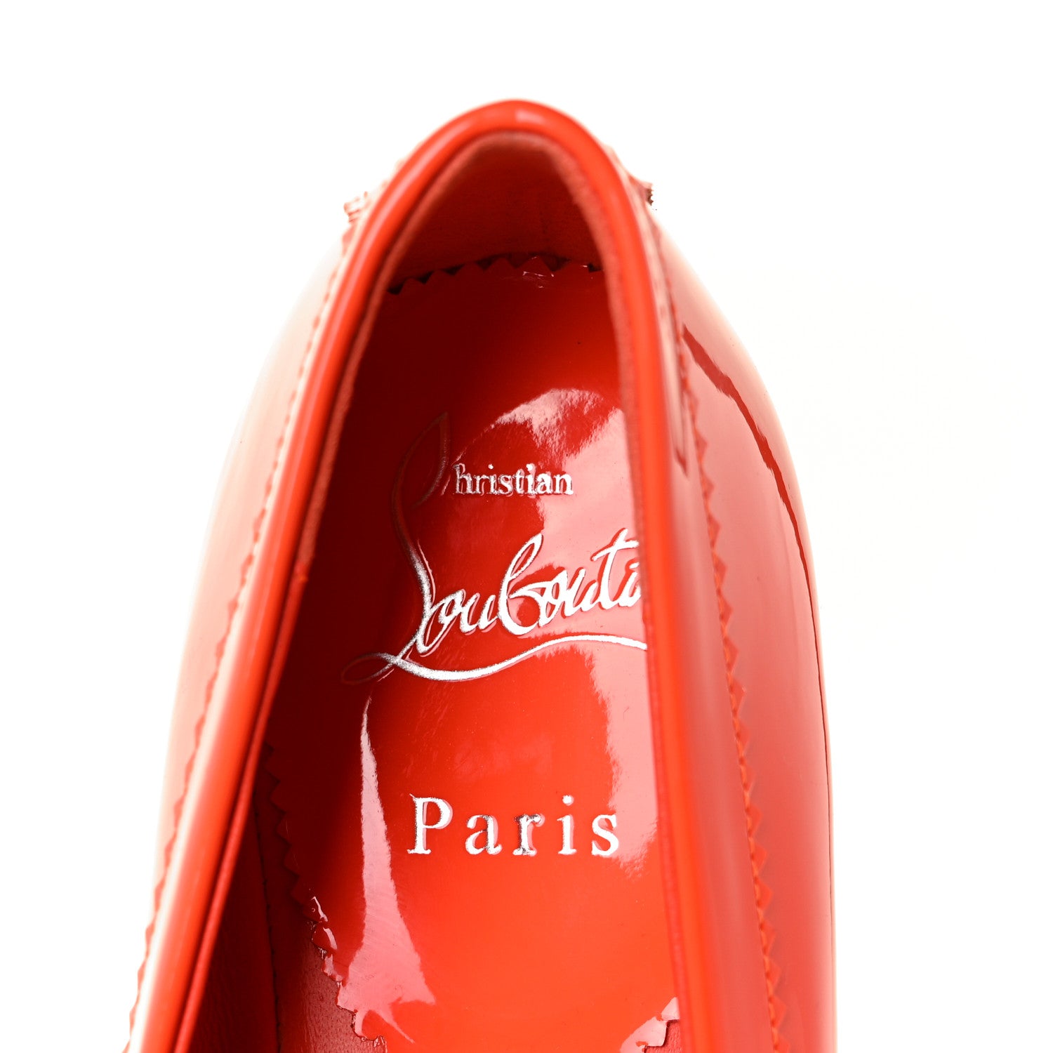 Christian Louboutin Patent Mamadrague Flats 37.5 Sunrise 7 of 8