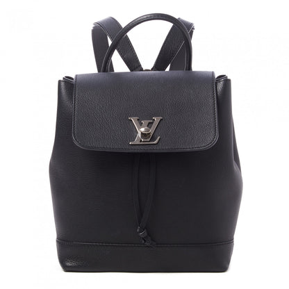 Louis Vuitton Calfskin Lockme Backpack Black 1 of 10