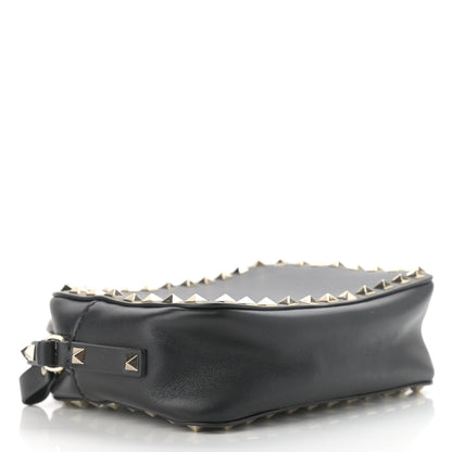 Valentino Garavani Calfskin Rockstud Camera Crossbody Bag Black 4 of 10