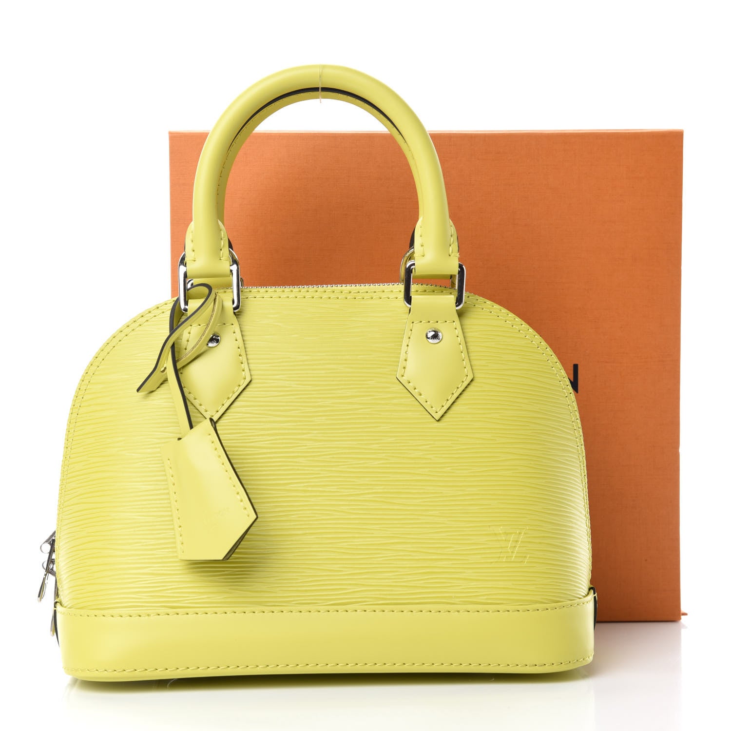 Louis Vuitton Epi Jacquard Alma BB Yellow Citron 11 of 11