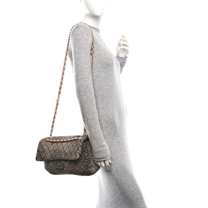 Chanel Denim Quilted Denimpression Flap Rose Clair 2 of 11