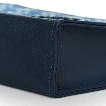 Louis Vuitton X NIGO Taurillon Monogram Denim Drip Pochette Voyage MM Blue 9 of 9