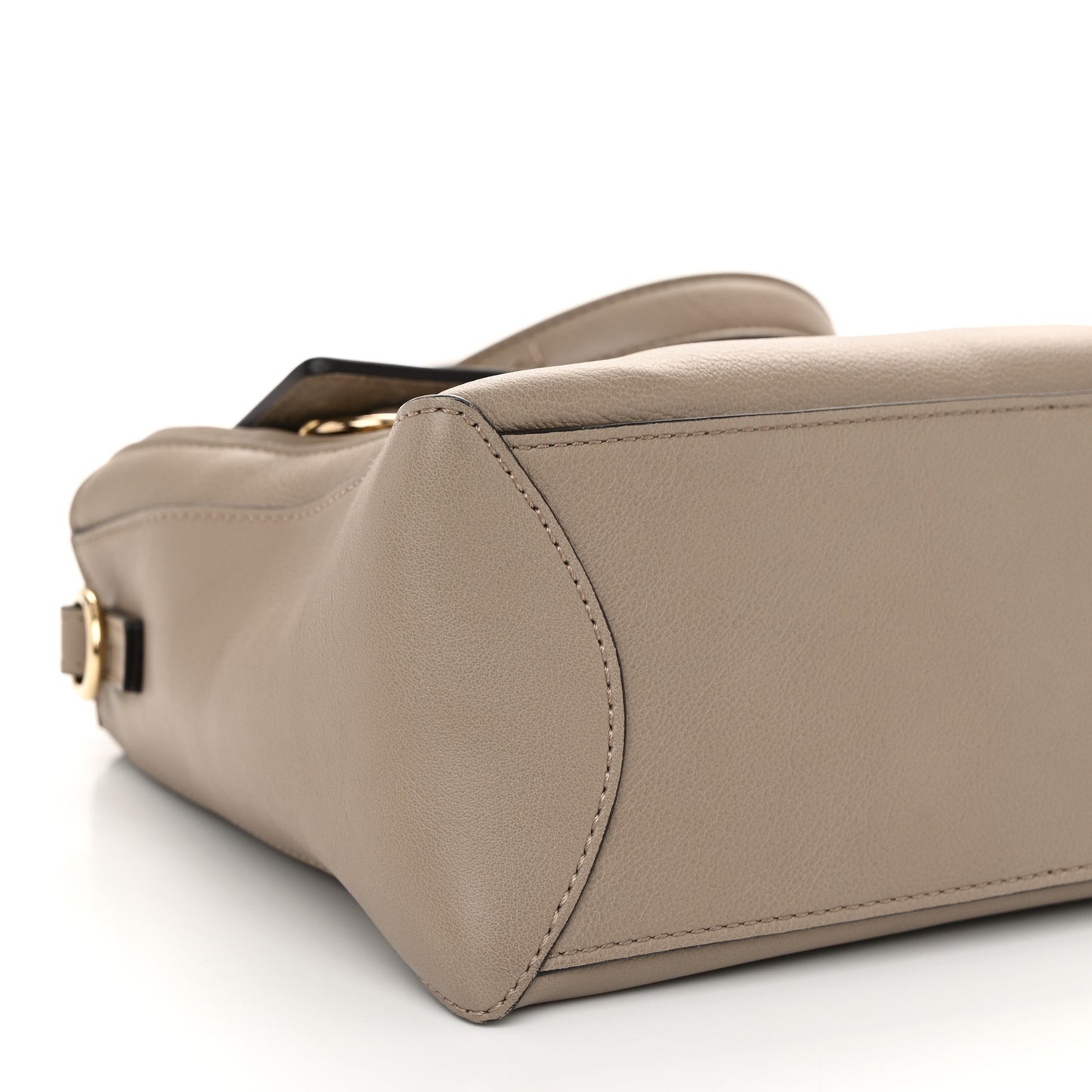 Calfskin Small Faye Day Shoulder Bag Motty Grey