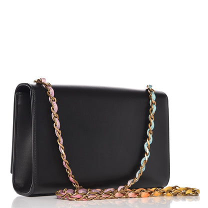 Saint Laurent Calfskin Medium Monogram Kate Satchel Black Multicolor 3 of 6