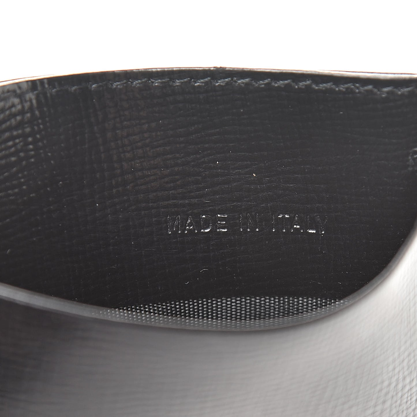 Spazzolato Frame Card Holder Black