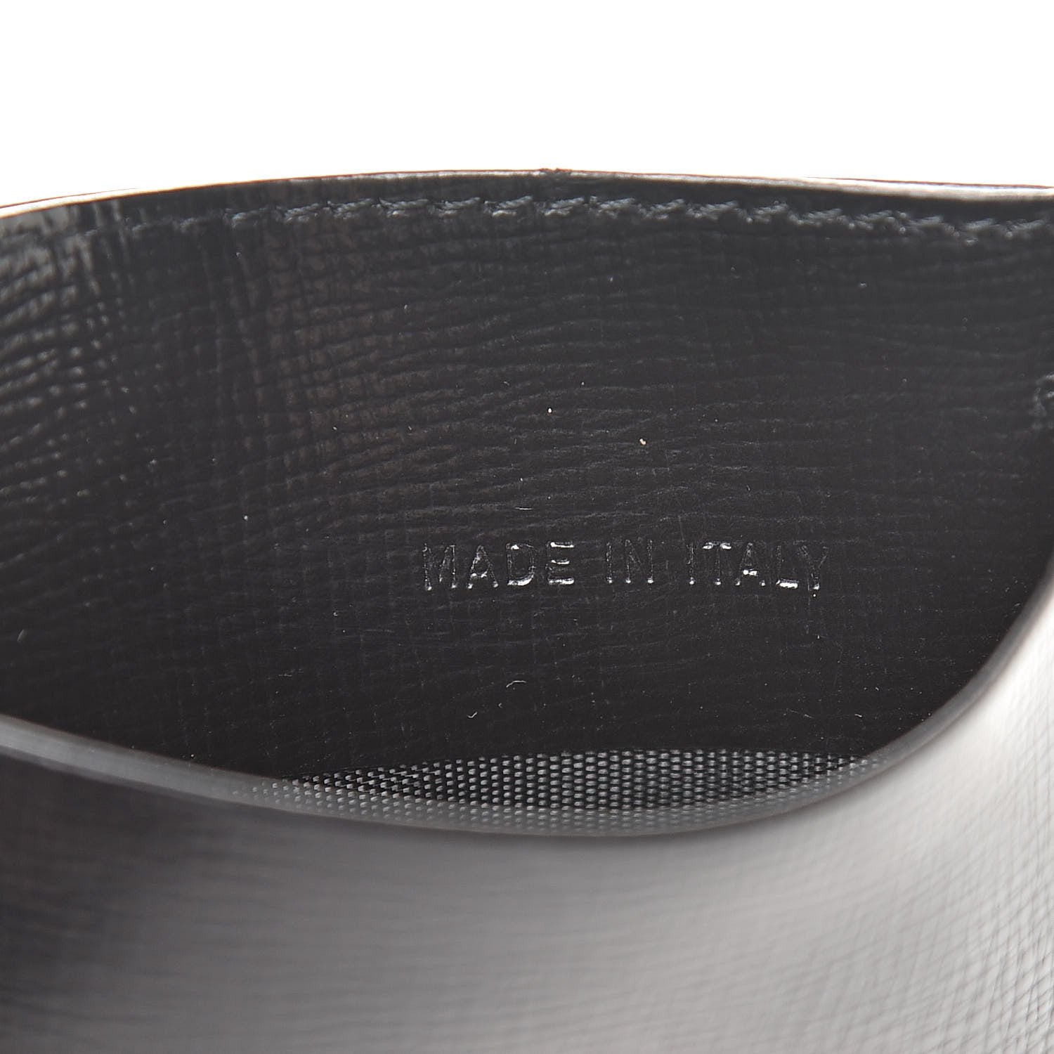 Prada Spazzolato Frame Card Holder Black 7 of 9