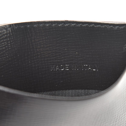 Prada Spazzolato Frame Card Holder Black 7 of 9