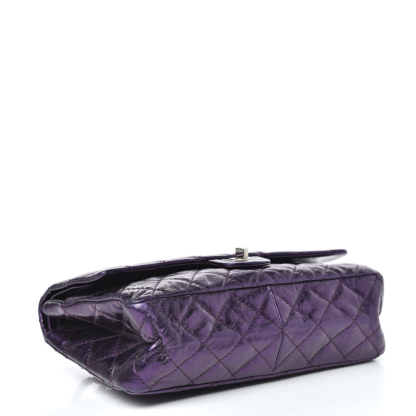 Metallic Calfskin Quilted 2.55 Reissue 226 Flap Violet