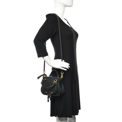 Chloe Calfskin Mini Marcie Satchel Black 2 of 10