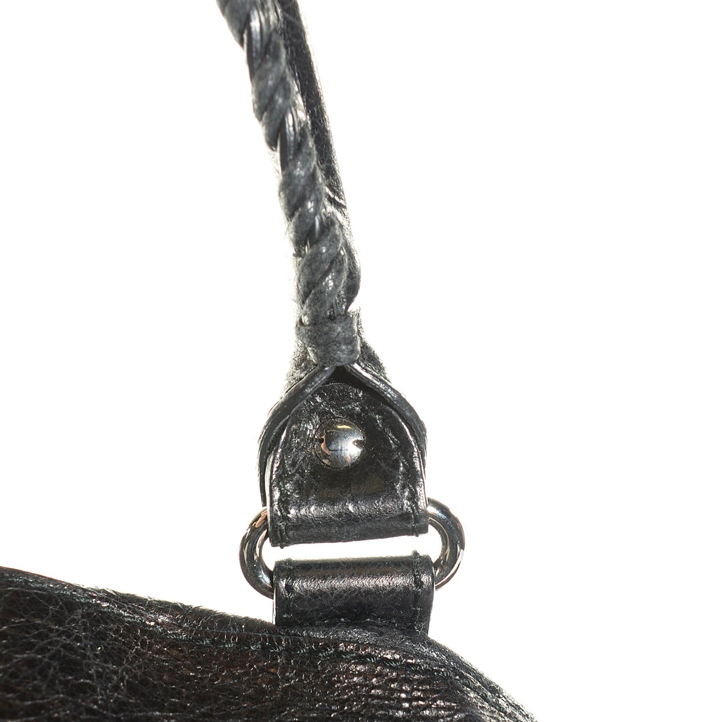 Agneau Giant 21 Silver Hardware Work Black