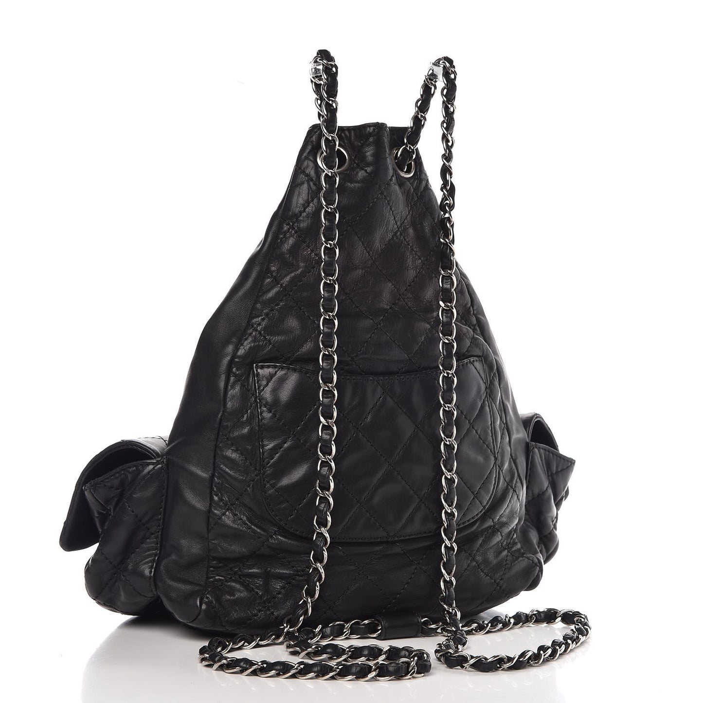 Calfskin Large Backpack Is Back Black