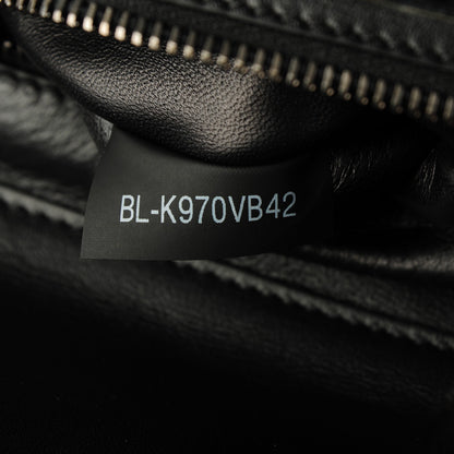 Valentino Garavani Vitello Medium Rockstud Tote Black 7 of 7