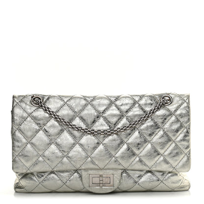 Chanel Metallic Aged Calfskin Quilted 2.55 Reissue 227 Flap Silver 1 of 20