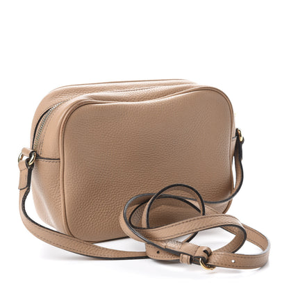 Gucci Pebbled Calfskin Small Soho Disco Bag Rose Beige 3 of 21