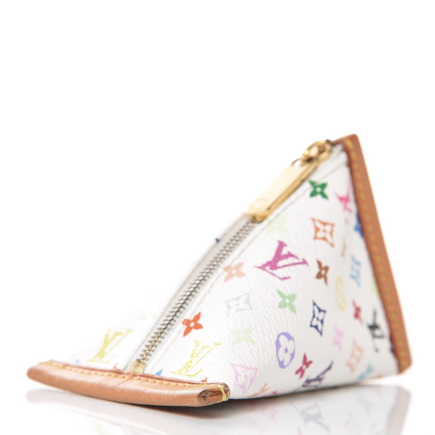 Louis Vuitton Monogram Multicolor Berlingot Coin Purse White 3 of 9