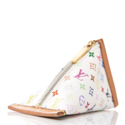 Louis Vuitton Monogram Multicolor Berlingot Coin Purse White 3 of 9