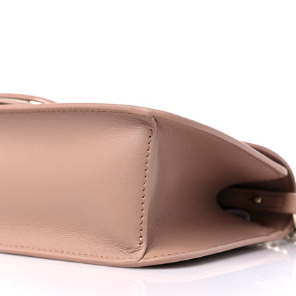 Valentino Garavani Calfskin Enamel Vlogo Loco Shoulder Bag Rose Cannelle 9 of 9