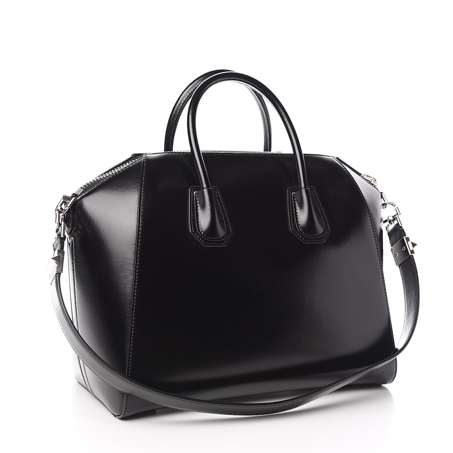 Givenchy Shiny Lord Calfskin Medium Antigona Black 3 of 10
