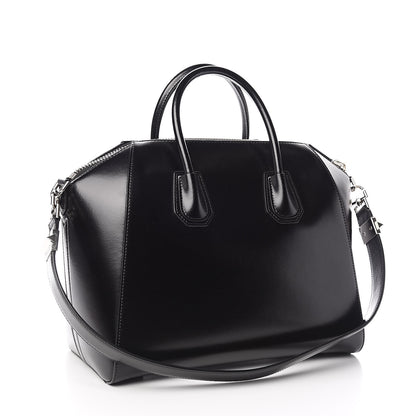 Givenchy Shiny Lord Calfskin Medium Antigona Black 3 of 10