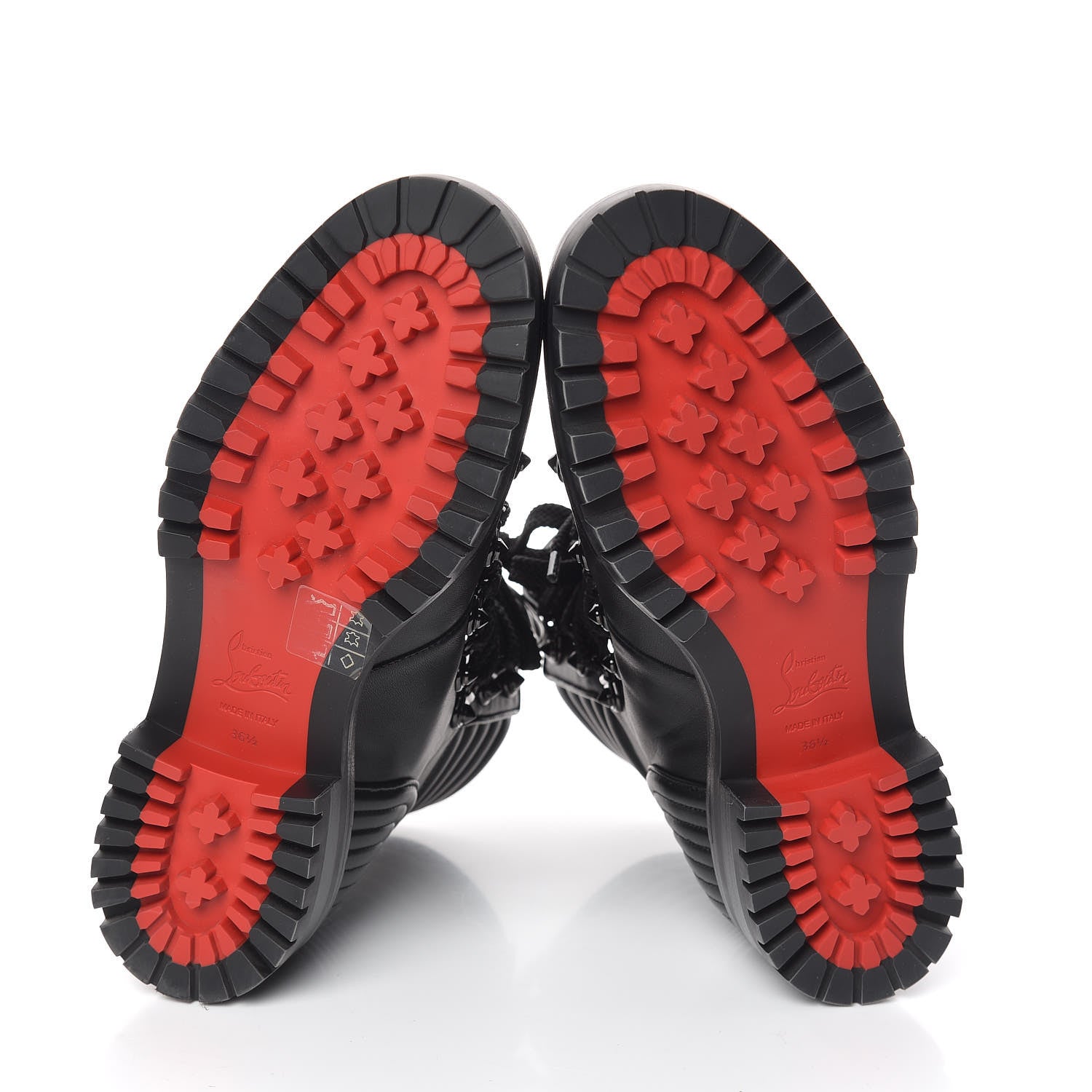 Christian Louboutin Nappa Mad Flat Boots 36.5 Black 5 of 8