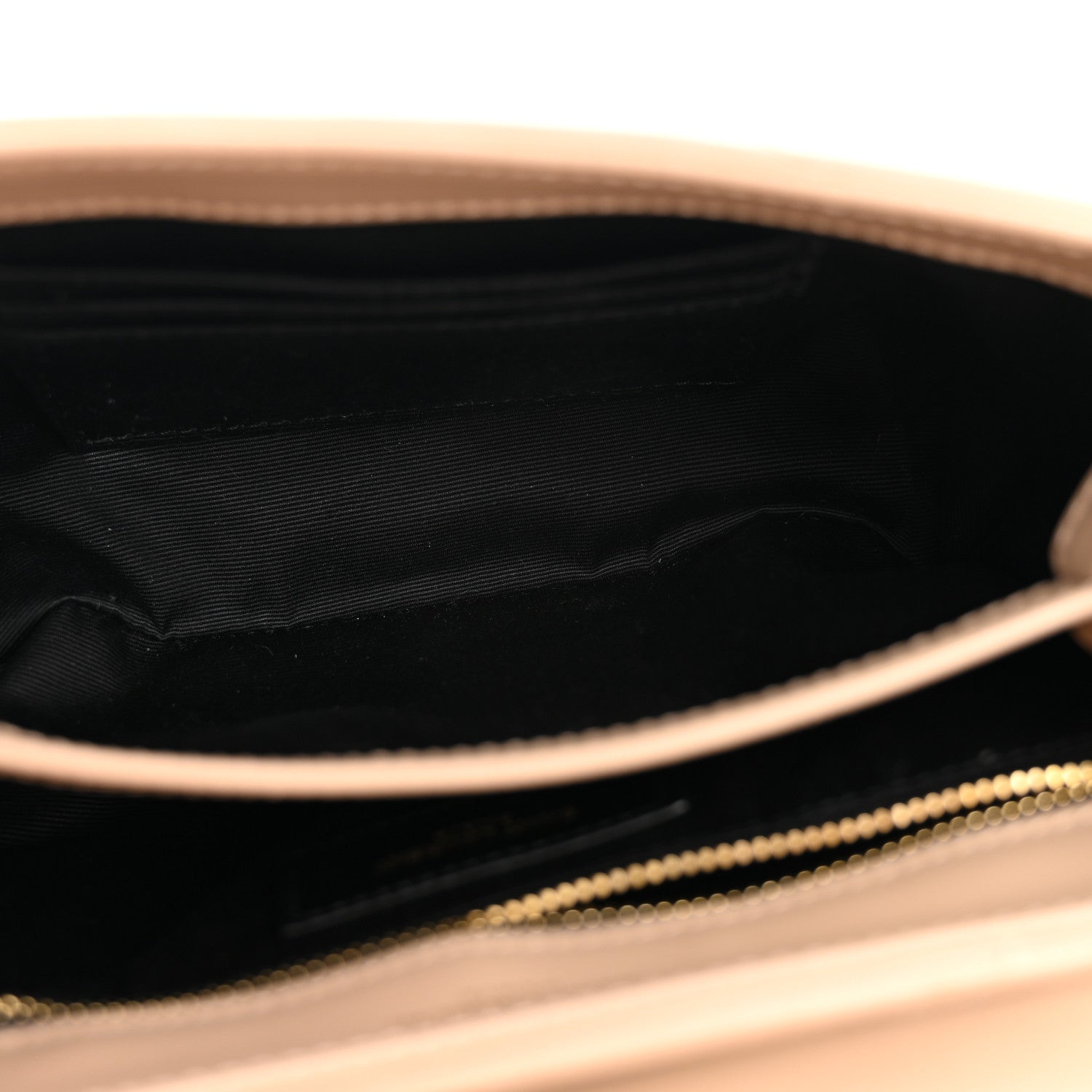 Saint Laurent Calfskin Y Quilted Monogram Toy Loulou Crossbody Bag Dark Beige 5 of 11