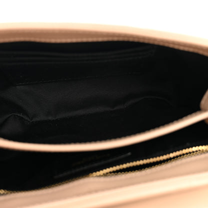Saint Laurent Calfskin Y Quilted Monogram Toy Loulou Crossbody Bag Dark Beige 5 of 11