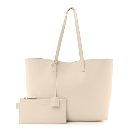 Saint Laurent Calfskin Large Shopping Tote Porcellana 1 of 12