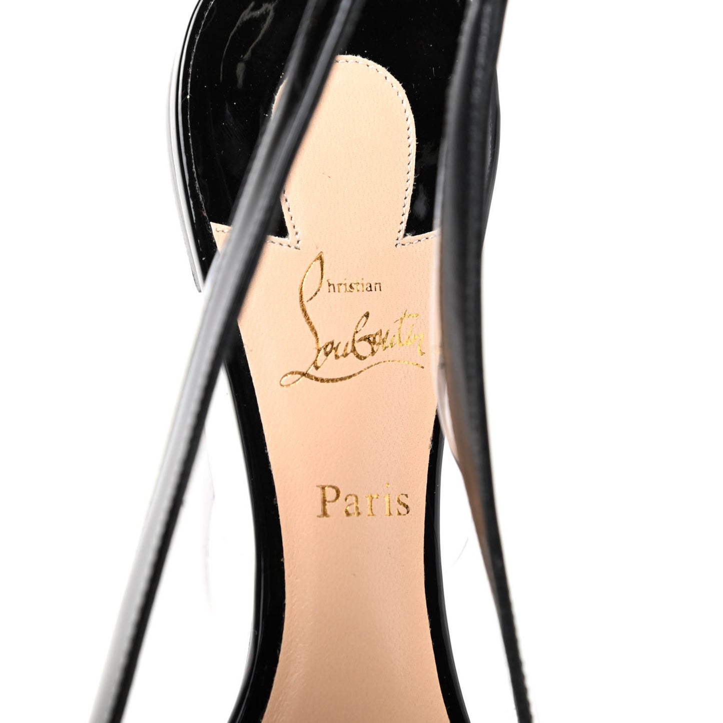 Patent PVC V Dec Flat 40 Black